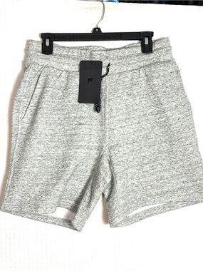 NEW Fabletics The Postgame Shorts Grey Size Medium Activewear Casual